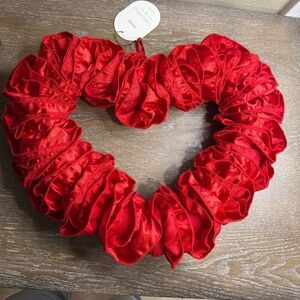 Valentine's Day Heart Wreath Blush - Threshold (Red)